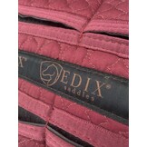 Tweedehands Courville lamsvel pad maat S burgundy met inlages