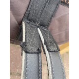 Tweedehands Macon extra barebackpad maat L paard-cob bruin cappucino