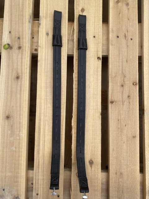 Tweedehands Wintec Webbers mono beugelriemen 39-53cm zwart