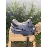 Tweedehands Arizona Pro maat 1 boomloos westernzadel bruin
