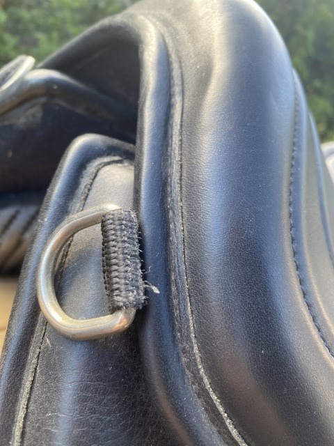 Second Hand Liberty standard size treeless saddle with 18.5 inch seat and enduro cushions