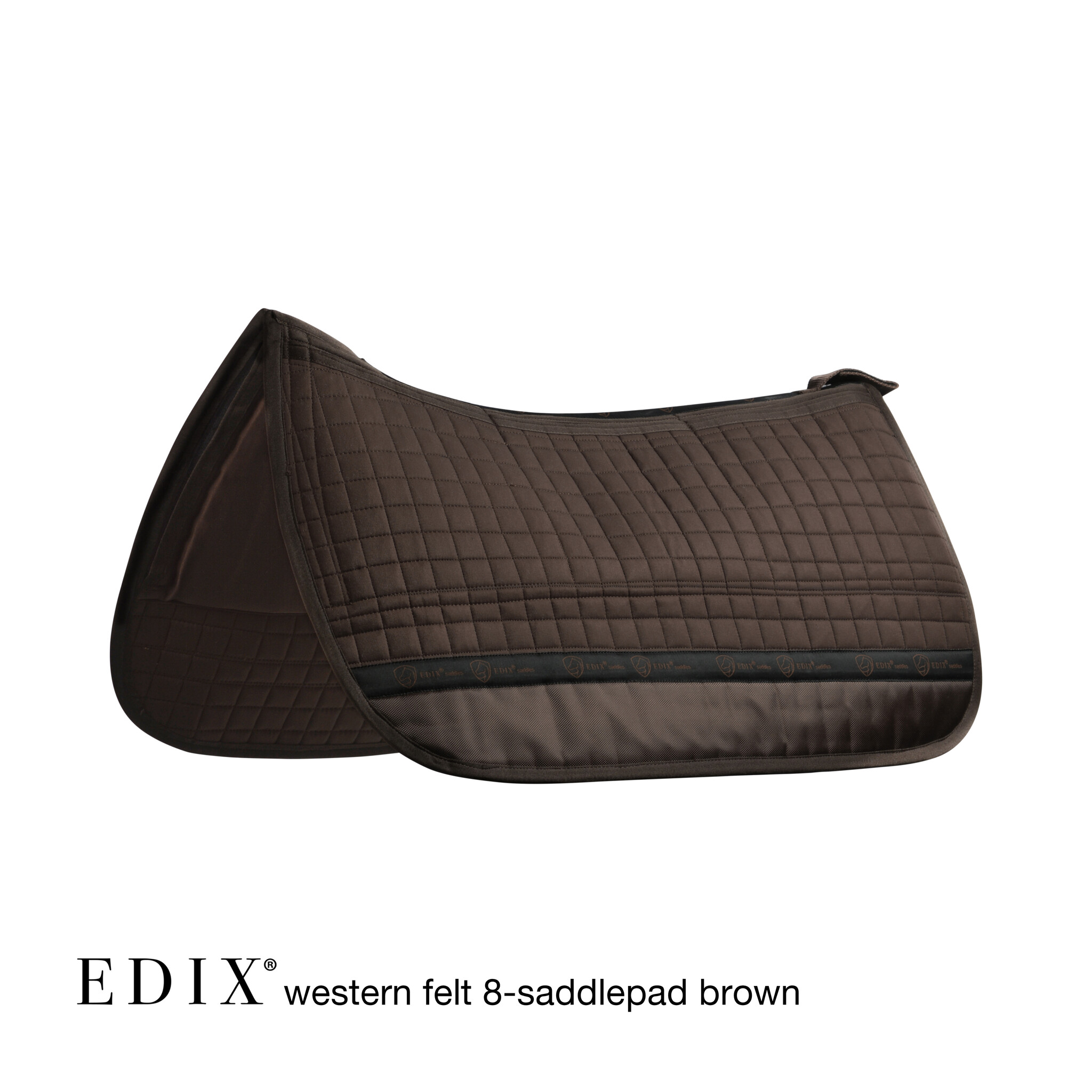 Western pad with inserts with shimp