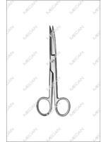 Mecan Chir. schaar Sp/Sp geb 165mm