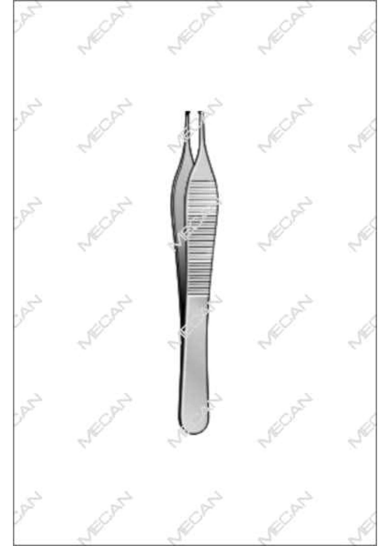 Mecan Chirurgisch pincet Adson 120mm 1:2 tand