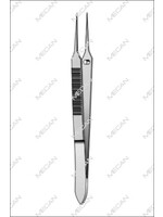 Mecan Iris micro pincet McPherson 90mm  recht