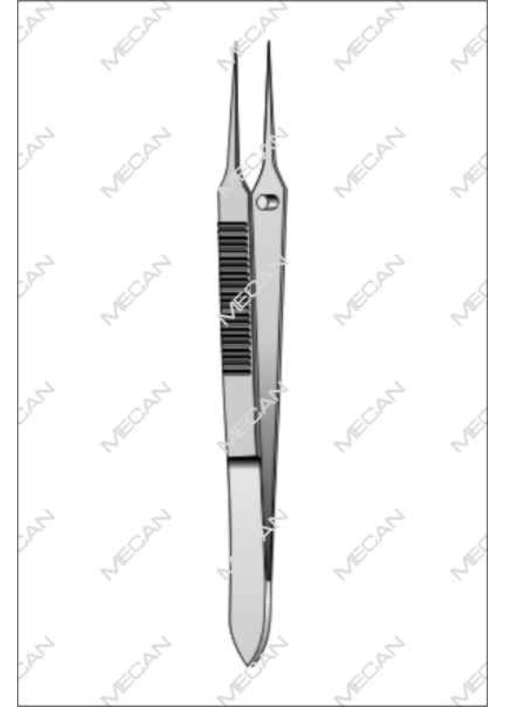 Mecan Iris micro pincet McPherson 90mm  recht