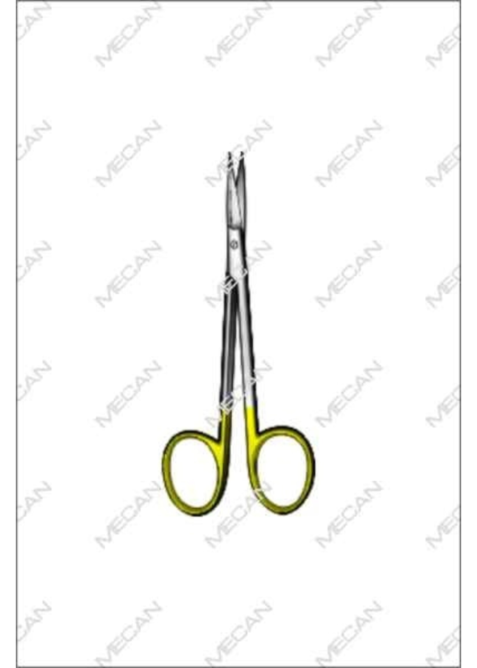 Mecan Iris Schaar 115mm gebogen TC