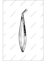 Mecan Oogschaar Castroviejo 90mm st/st gehoekt