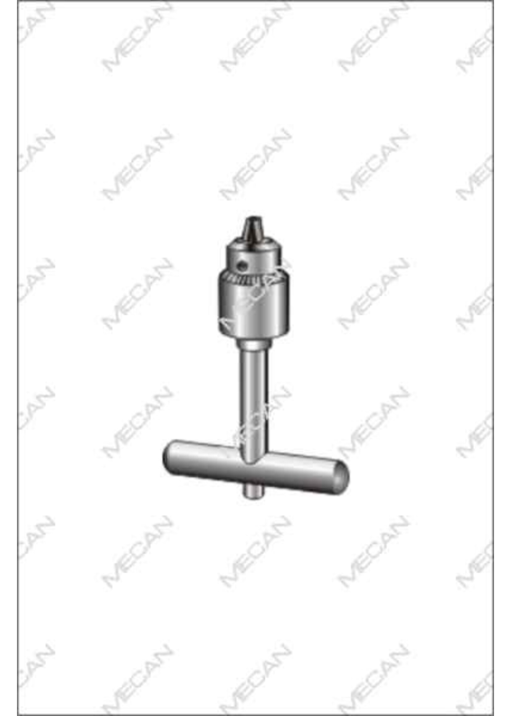 Mecan Handboor T-model6.35mm met Jacobsklauw