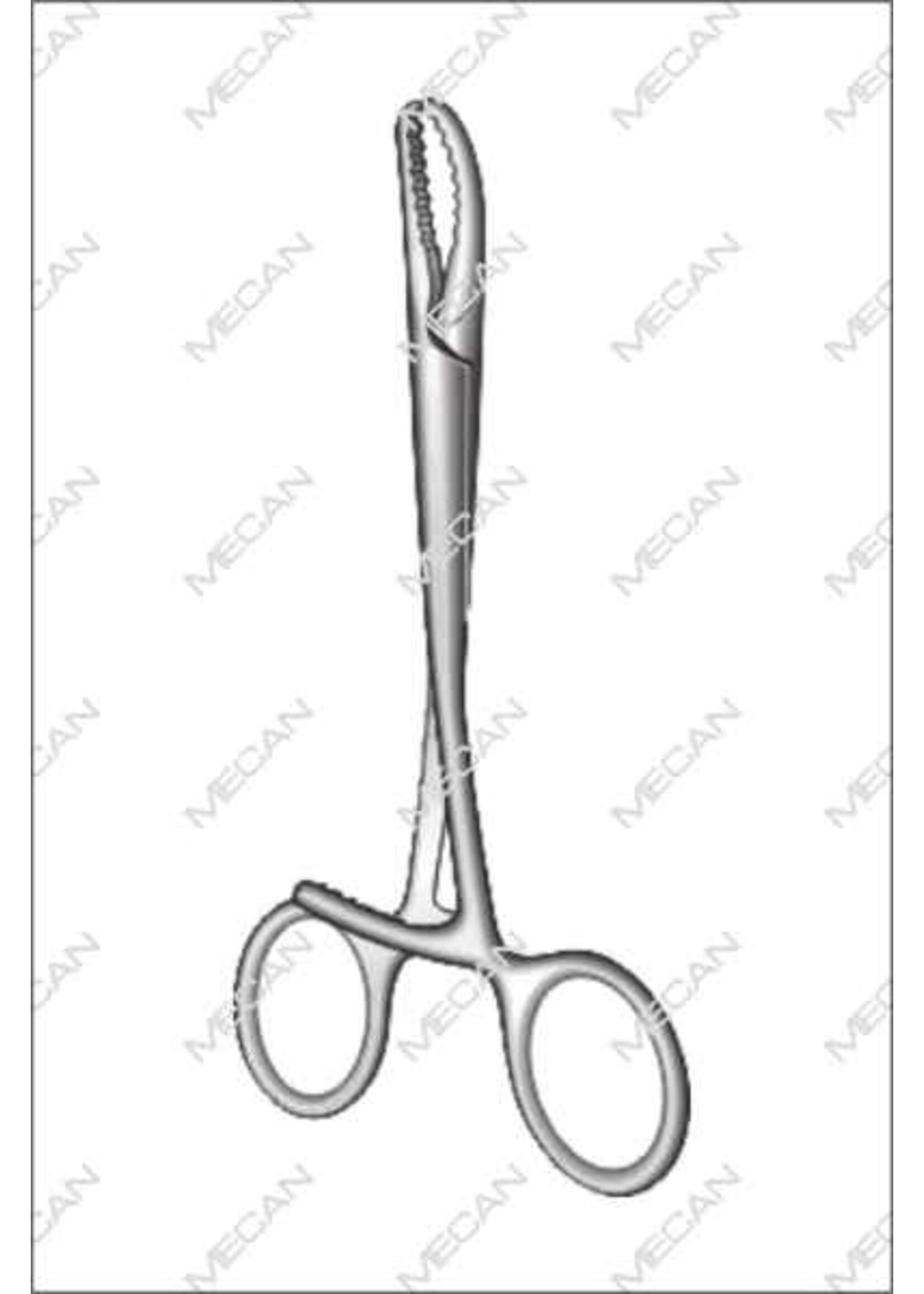 Mecan Repositietang 140mm small gebogen