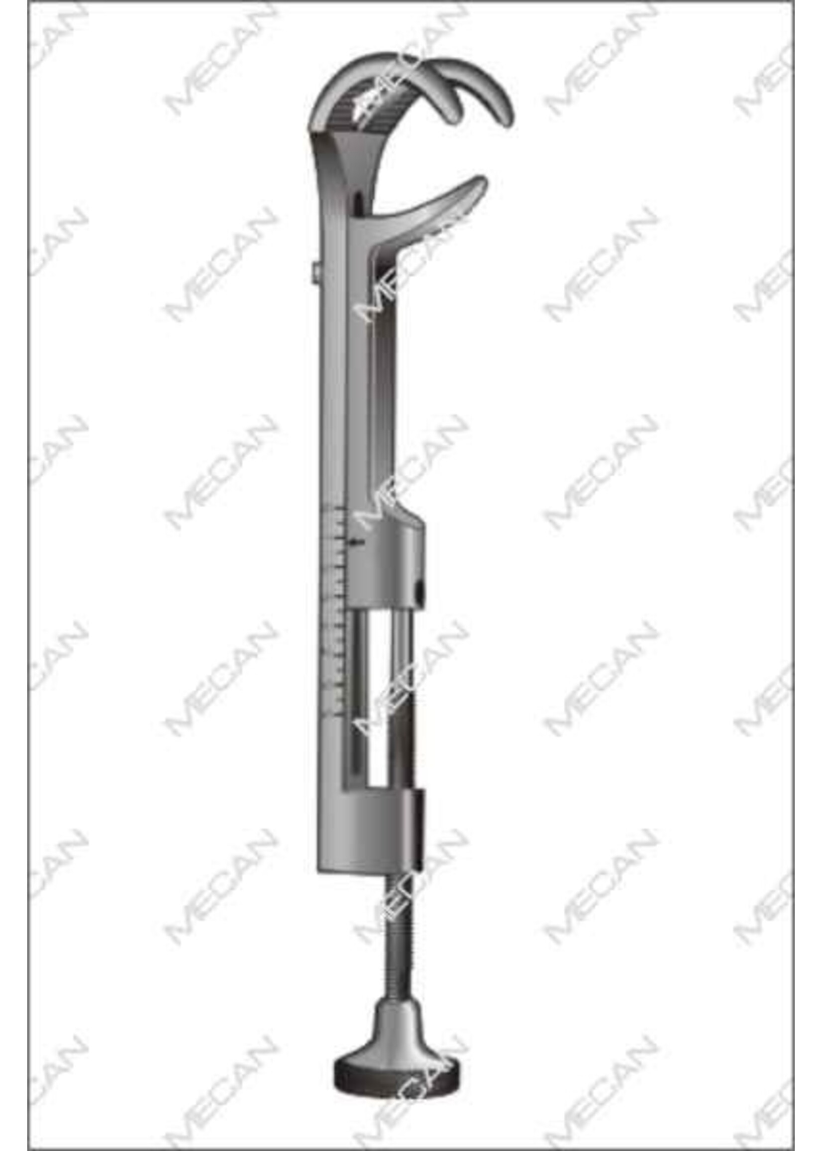 Mecan Gerster - Lowmann 220mm Botklem, 1 x 2 getand