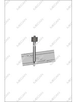 Mecan Inbrenghuls  O/D 2.4mm I/D 1.8mm