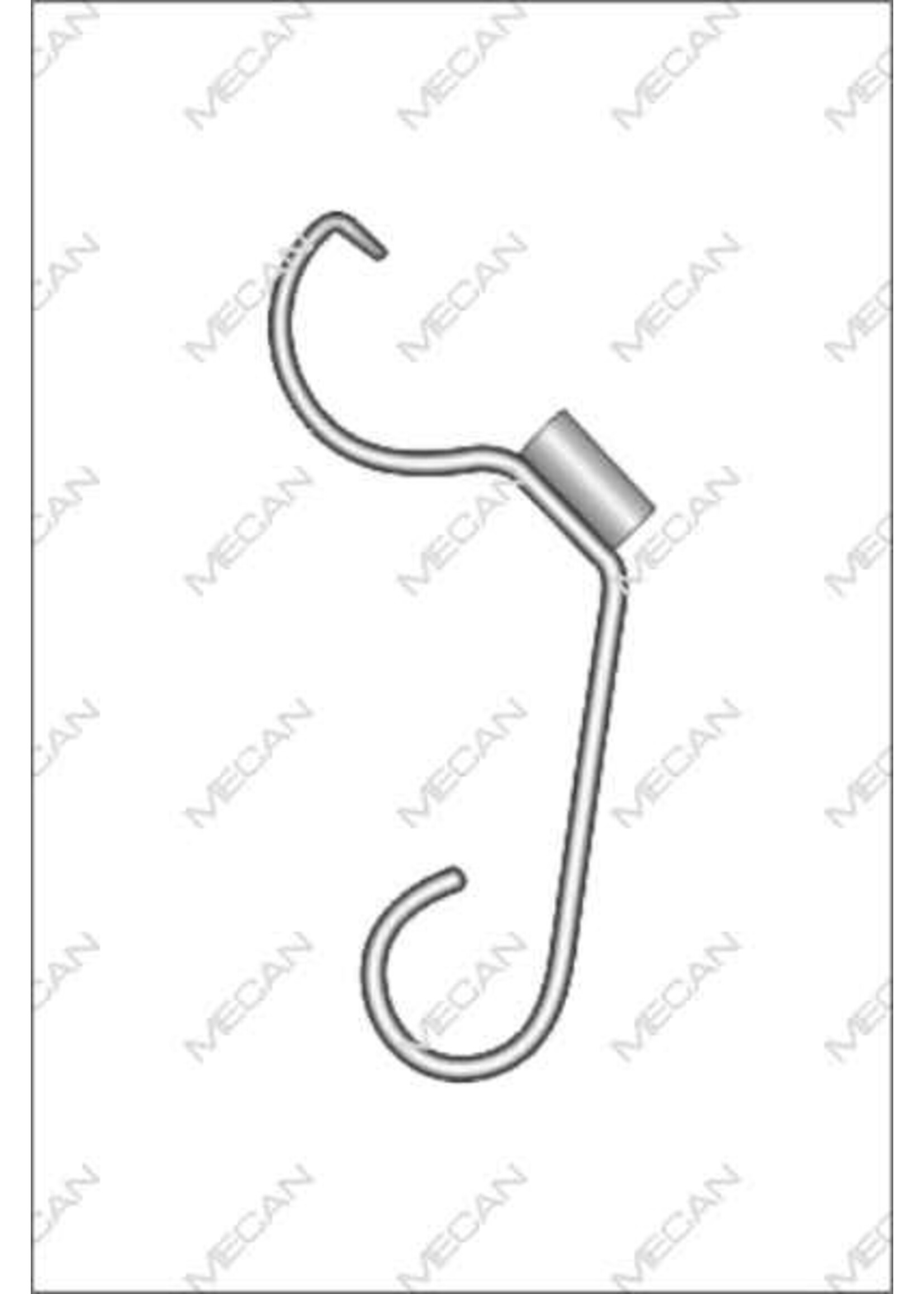 Mecan Boorgeleider "C" geleider 6.5mm, 140mm