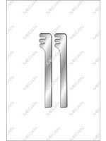 Mecan Buigijzer 2.7mm & 3.5 m 140mm Set