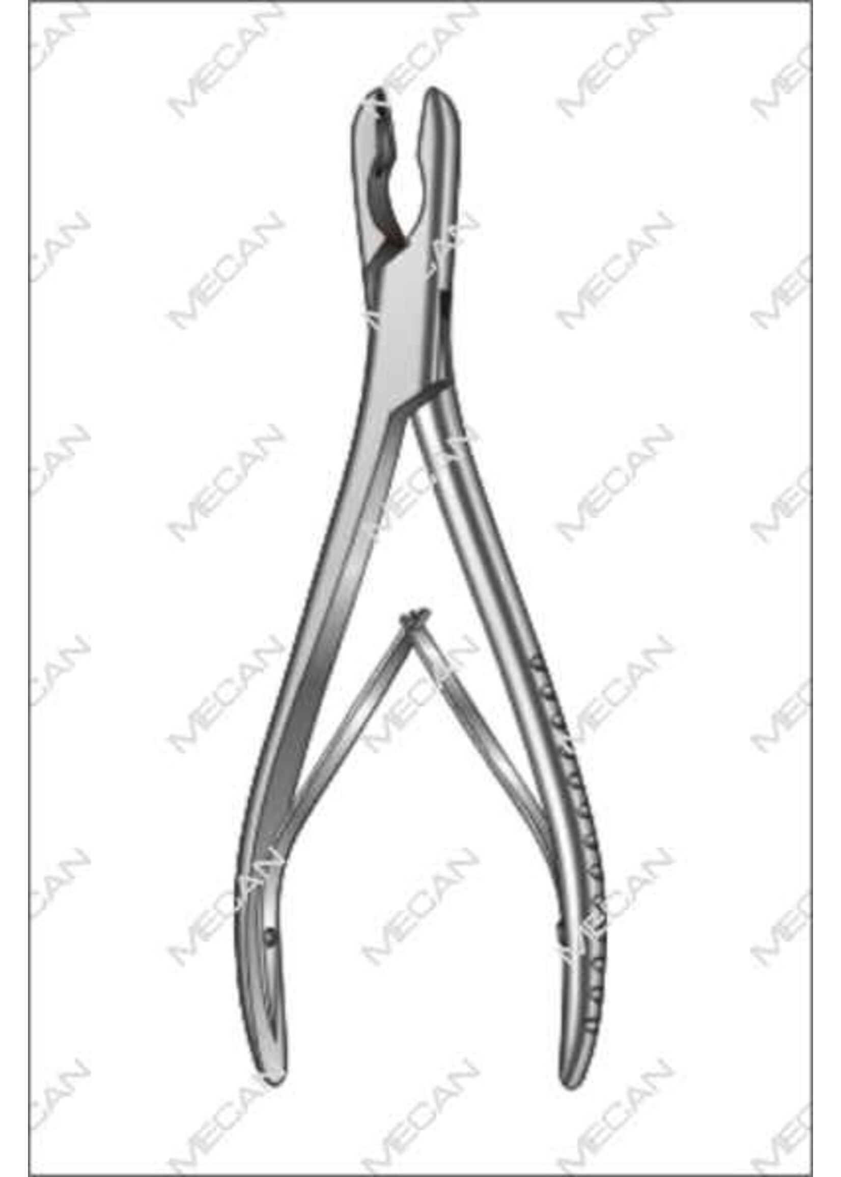 Mecan Knabbeltang Luer 170mm