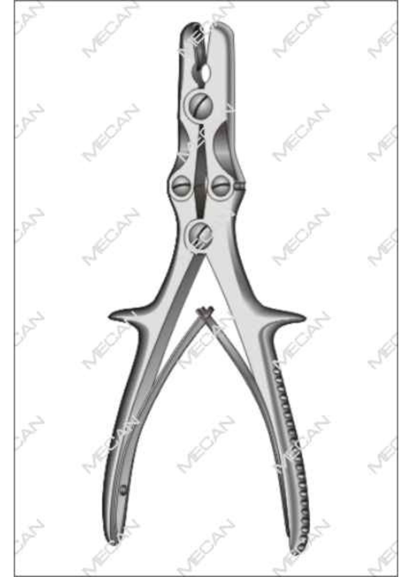Mecan Knabbeltang Stille-Luer 8mm , 220mm