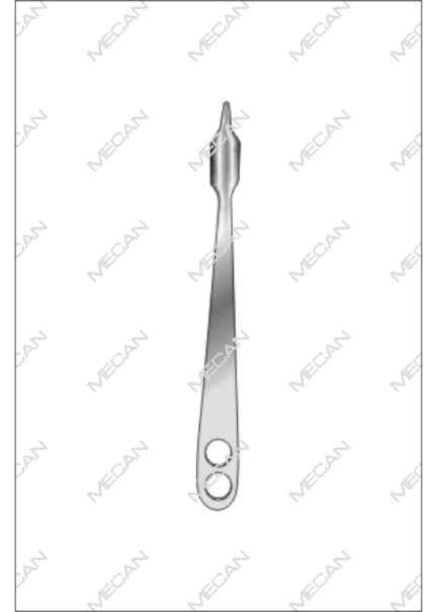 Mecan Bothevel 12mm , 175mm  kort smalle punt , Bothevels