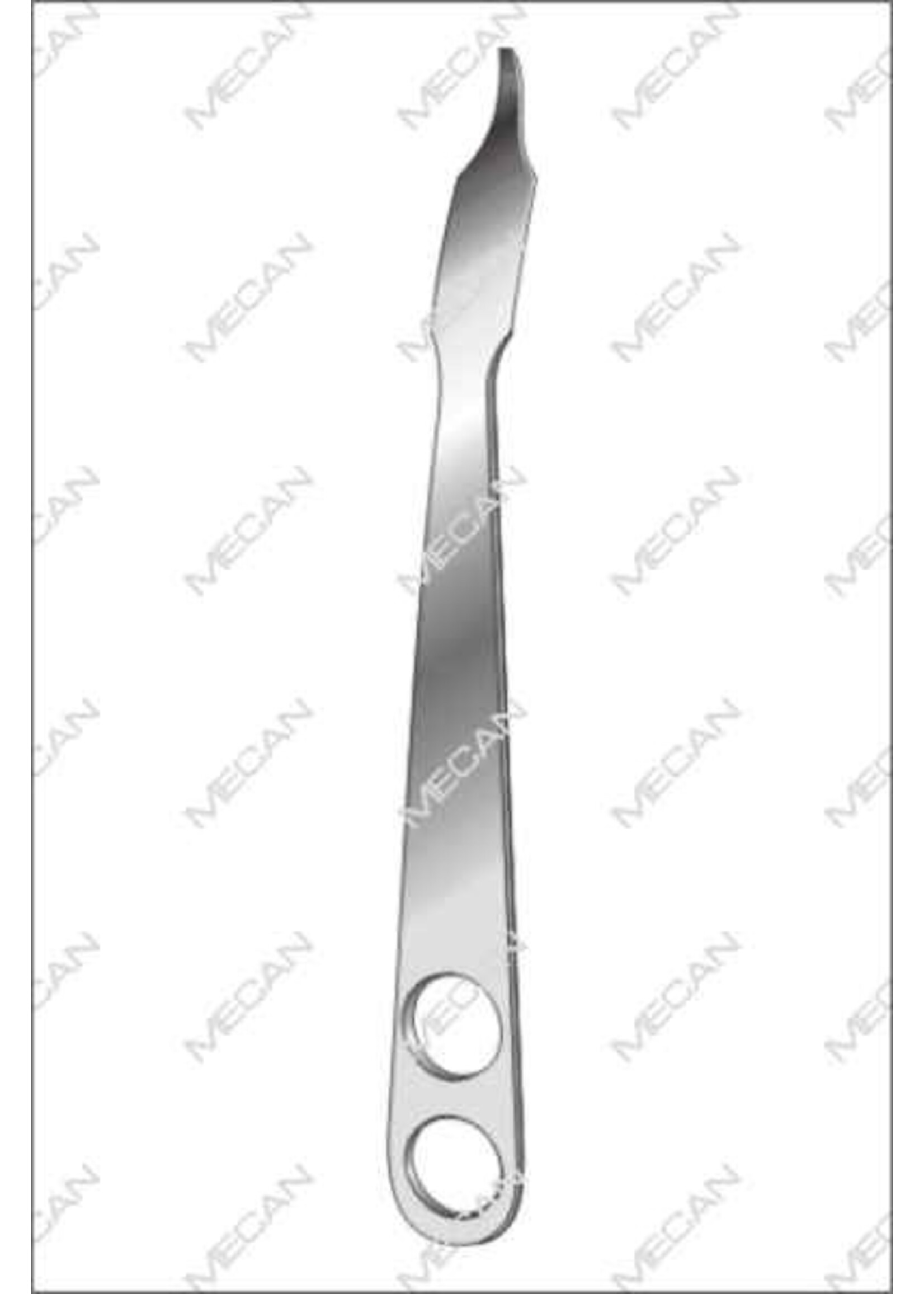 Mecan Bothevel 18mm , 235mm kort smalle punt , Bothevels