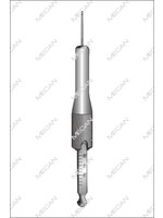 Mecan Dieptemeter aluminium  100mm