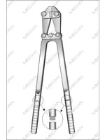 Mecan Draadkniptang zijknipper t.e.m 6.0mm hardmetaal 480mm , 130mm , 350mm