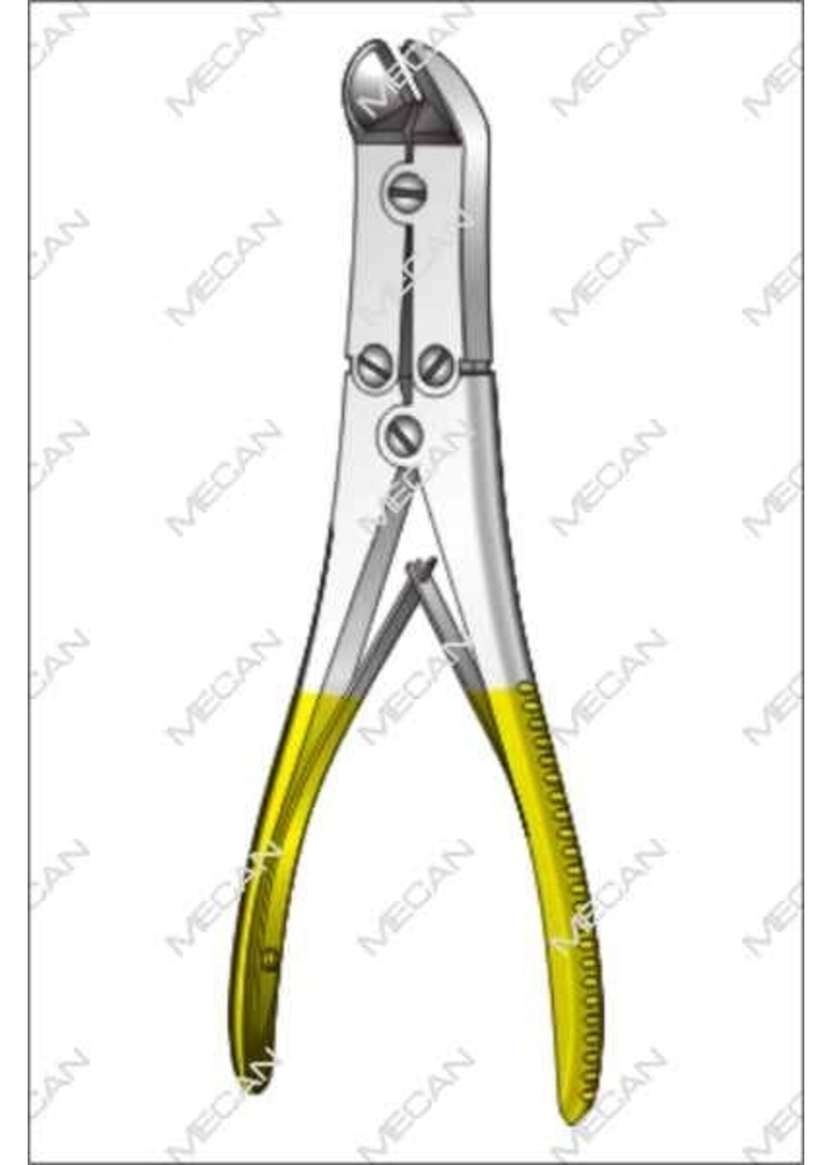 Mecan Draadkniptang zijknipper t.e.m 2.2mm hardmetaal 220mm