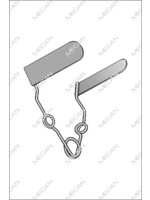 Mecan Wangspreider lang blad groot 60mm lang blad groot model