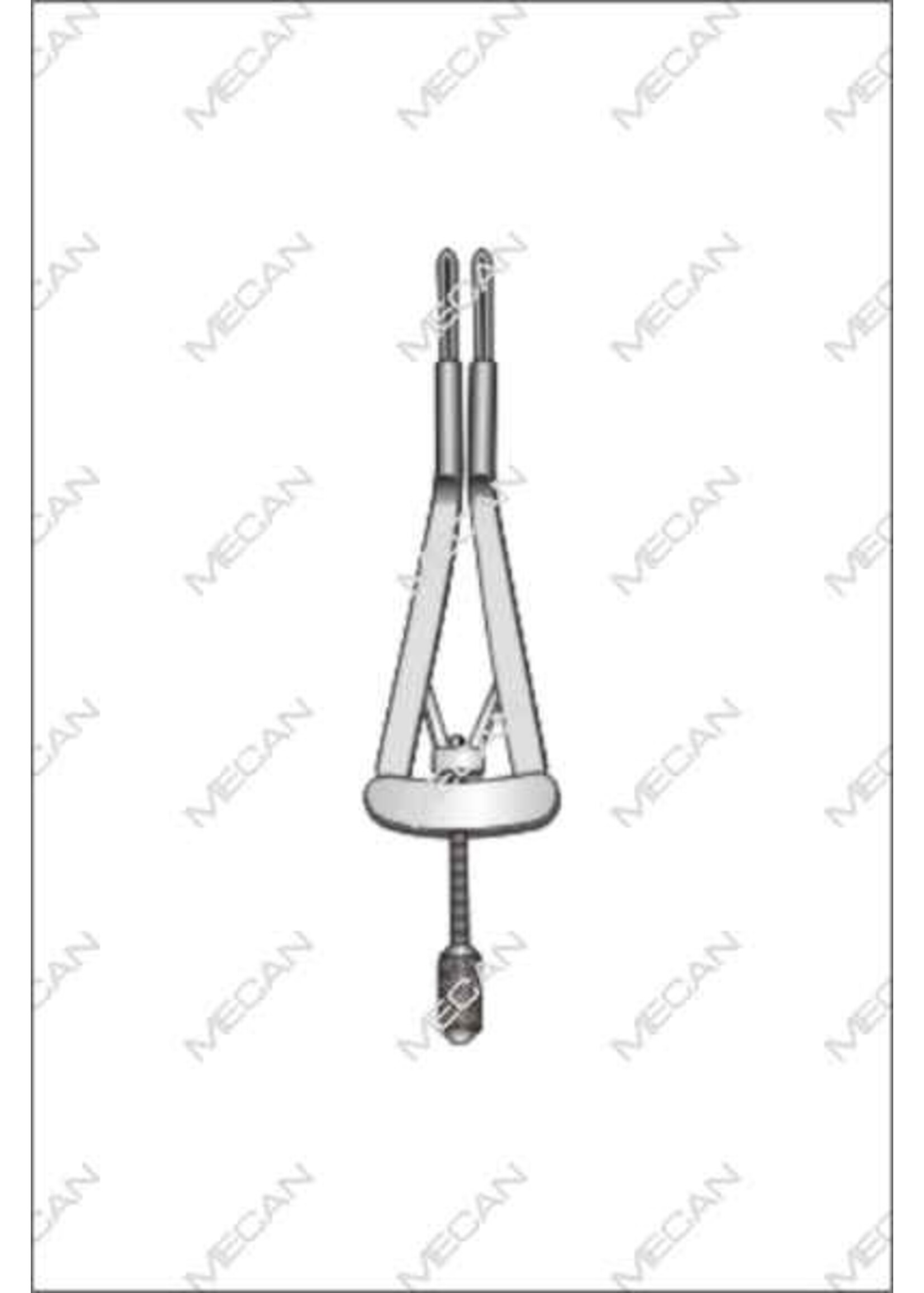 Mecan Bekspreider Licht Model 130mm