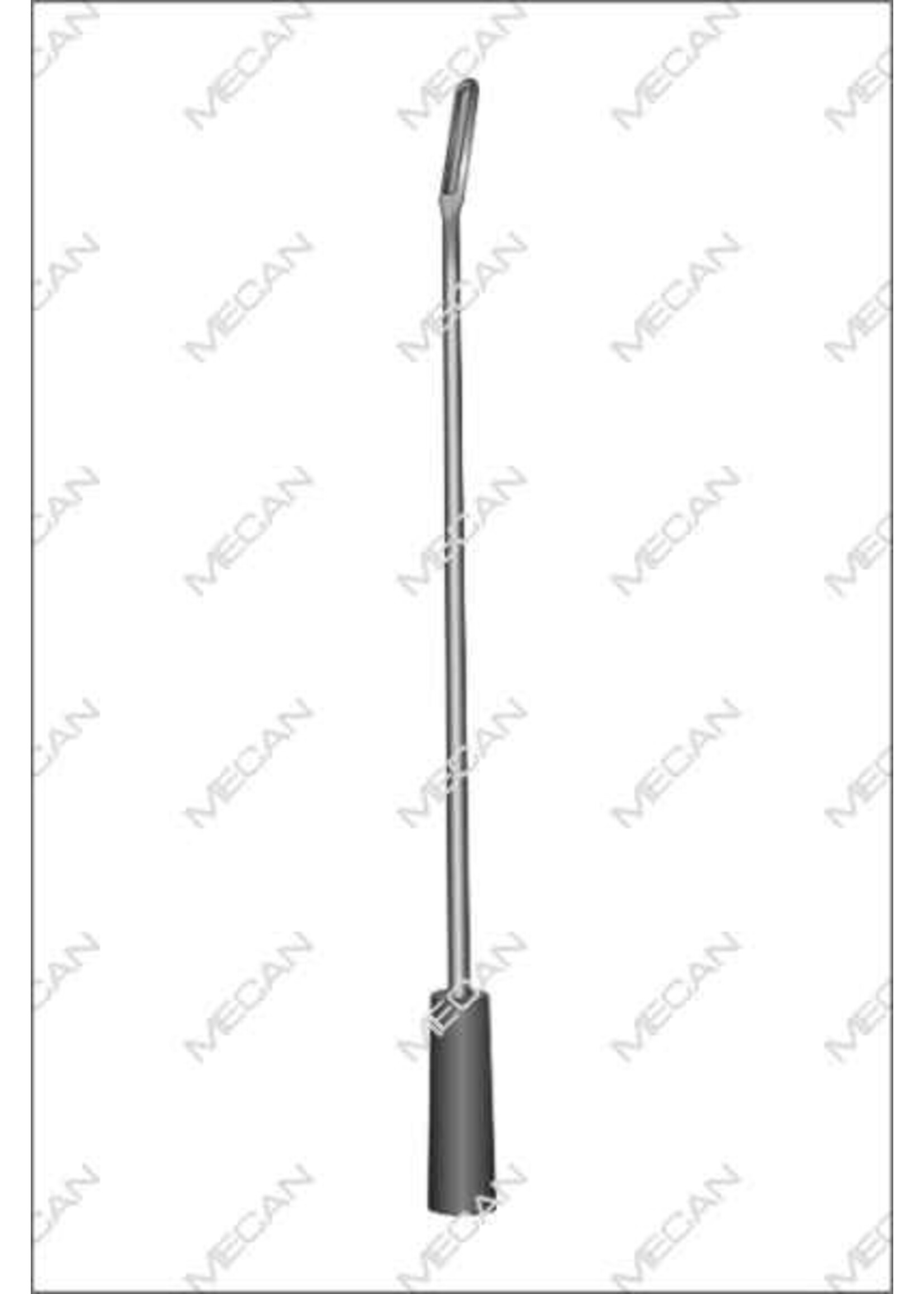 Mecan Tandenrasp magnetisch zonder inzet   550mm nr.5 licht gehoekt