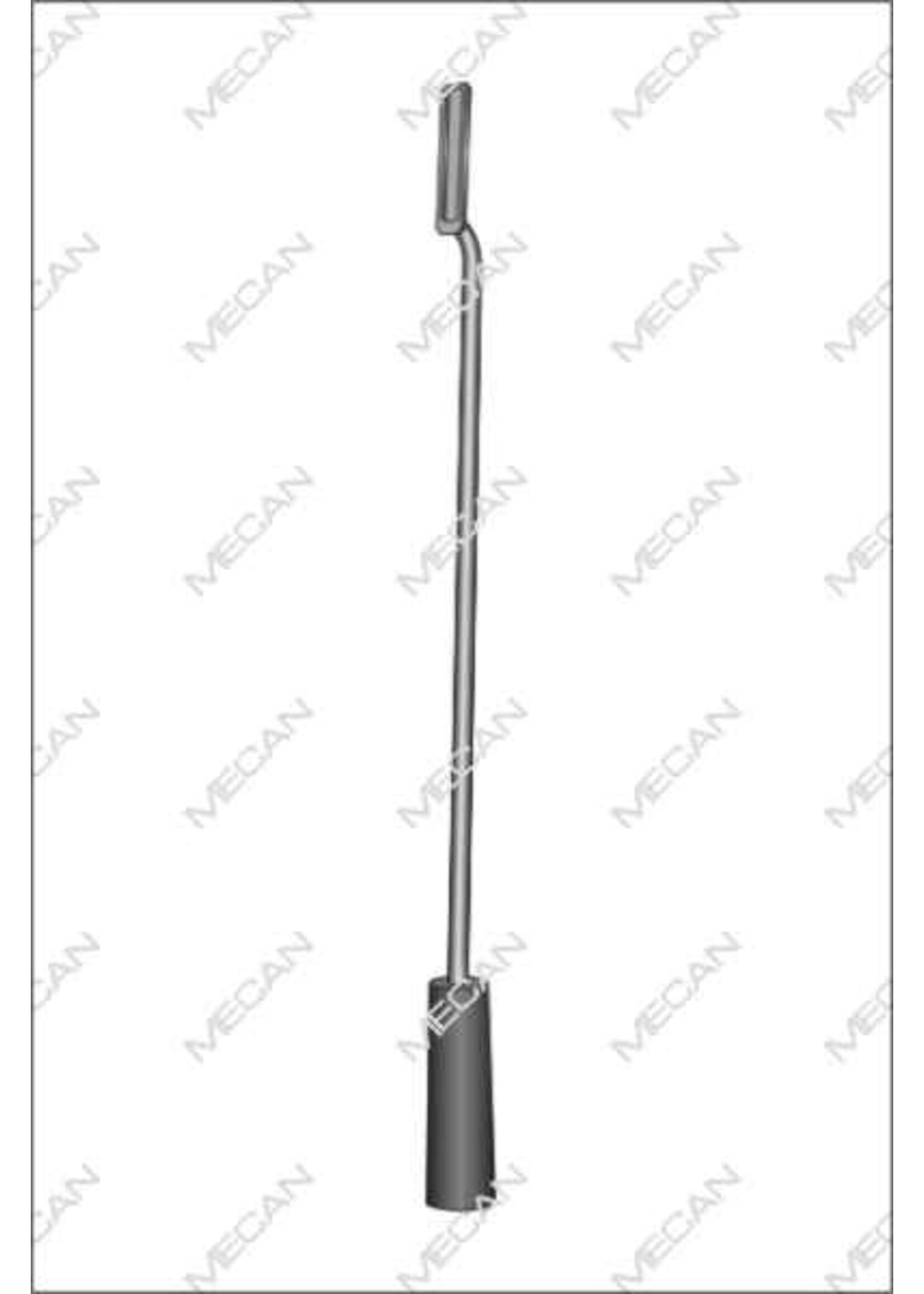 Mecan Tandenrasp magnetisch zonder inzet  520mm nr.7 recht