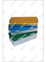 Mecan Deksel geperforeerd  300 x 140 x 40mm aluminium