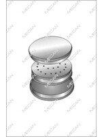 Mecan Naalddoosje rond met inlay  65 x 15mm