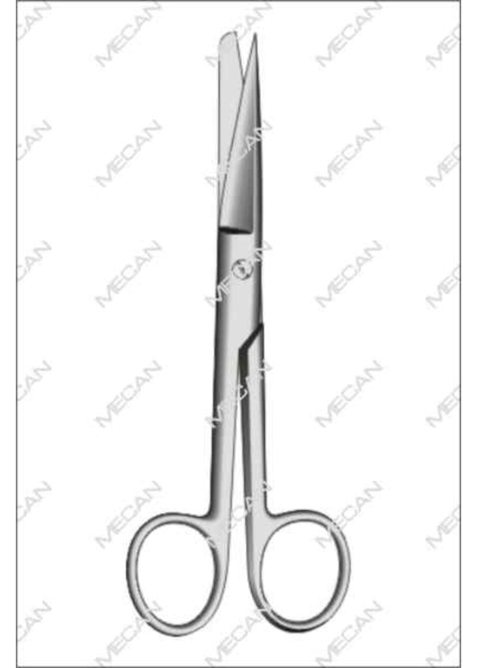 Mecan Chir. schaar Sp/St 145mm recht