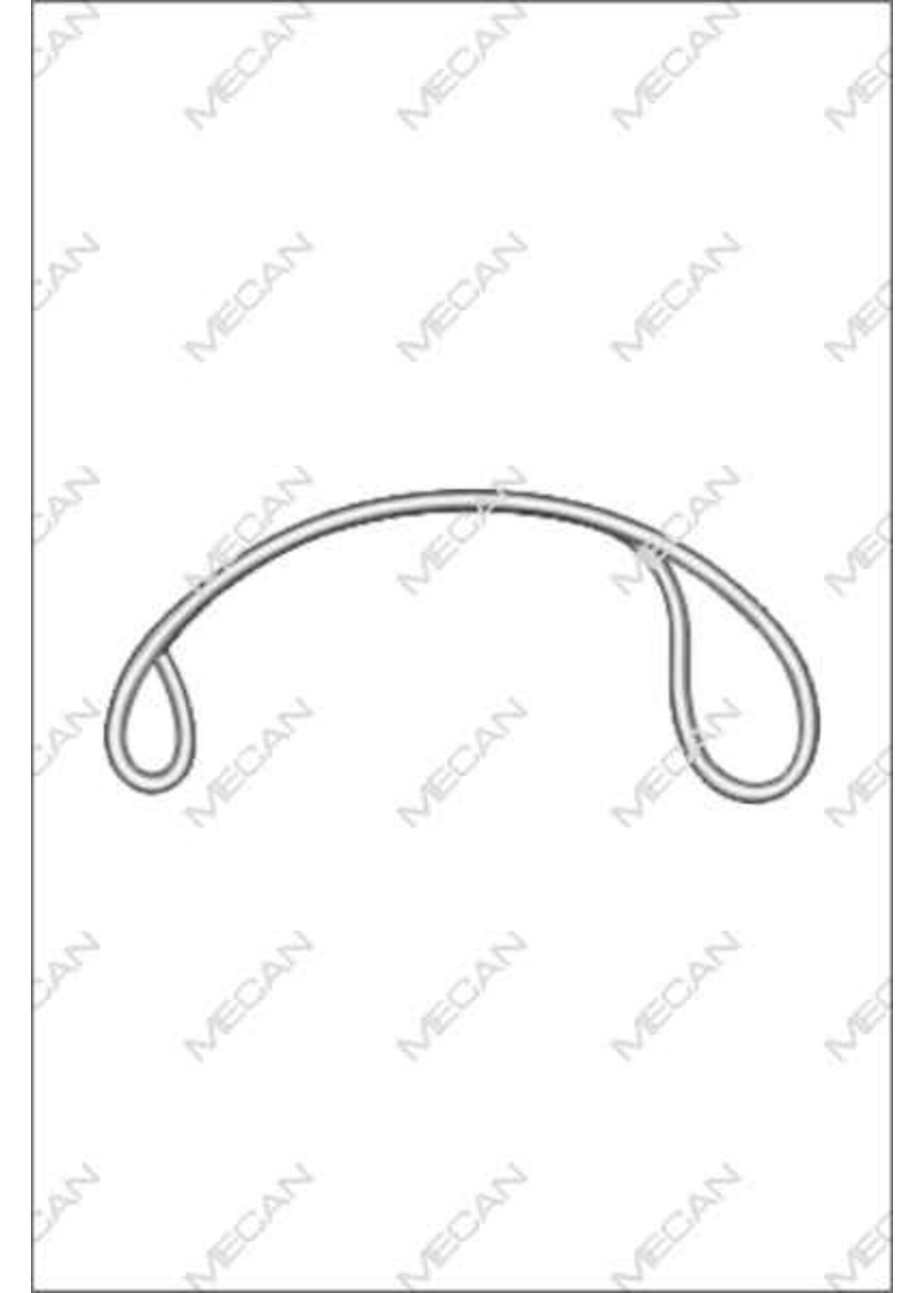Mecan Omlegring Sand licht model  190mm
