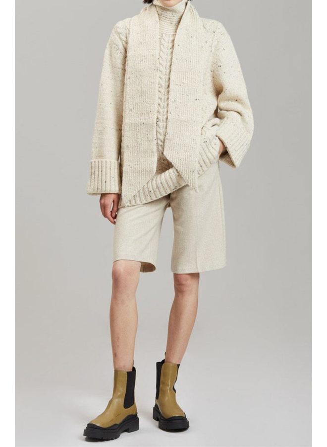 GANNI CABLE KNIT VANILLA ICE - Camelot
