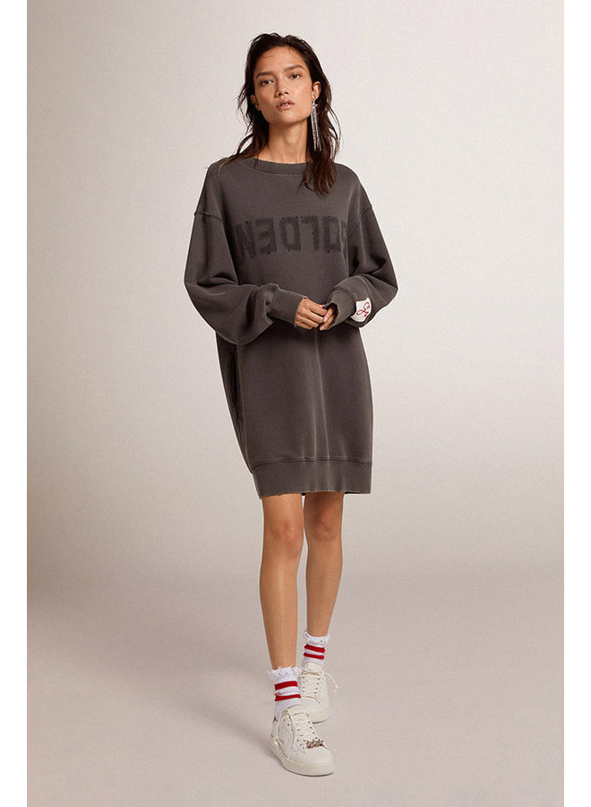 GOLDEN GOOSE GOLDEN SWEATSHIRT DRESS 