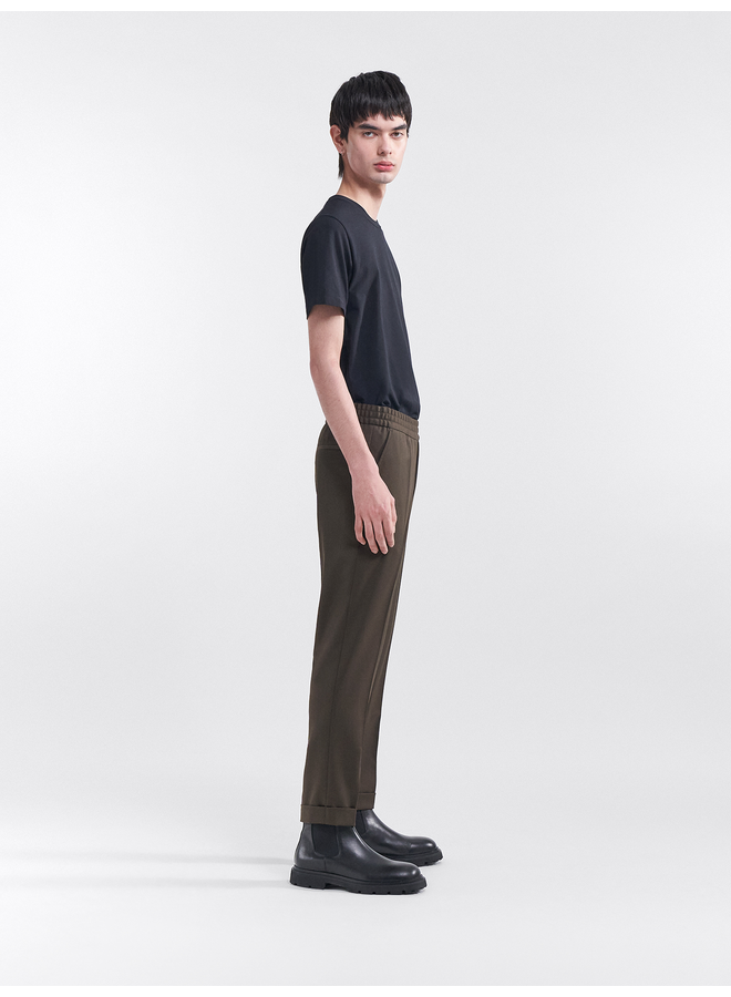 FILIPPA K M. TERRY CROPPED TROUSER DARK FORES - Camelot