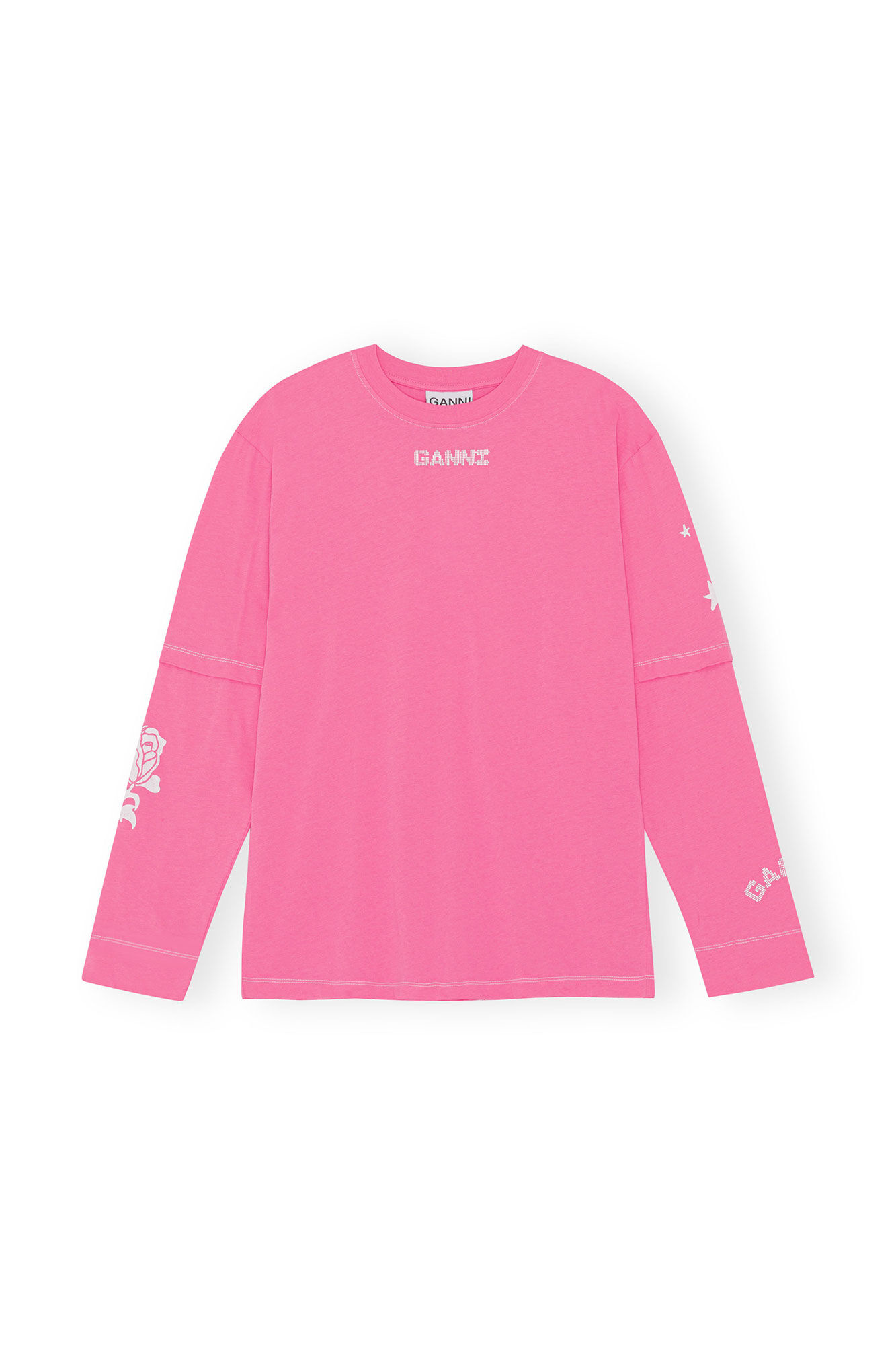 pink long sleeve t shirt