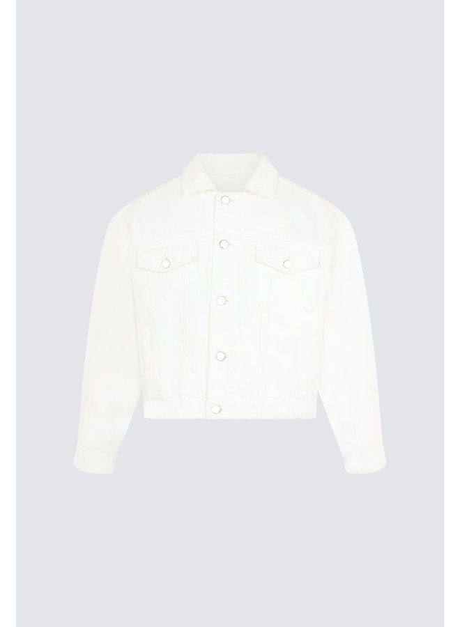 LOULOU STUDIO DENIM JACKET DAVE IVORY