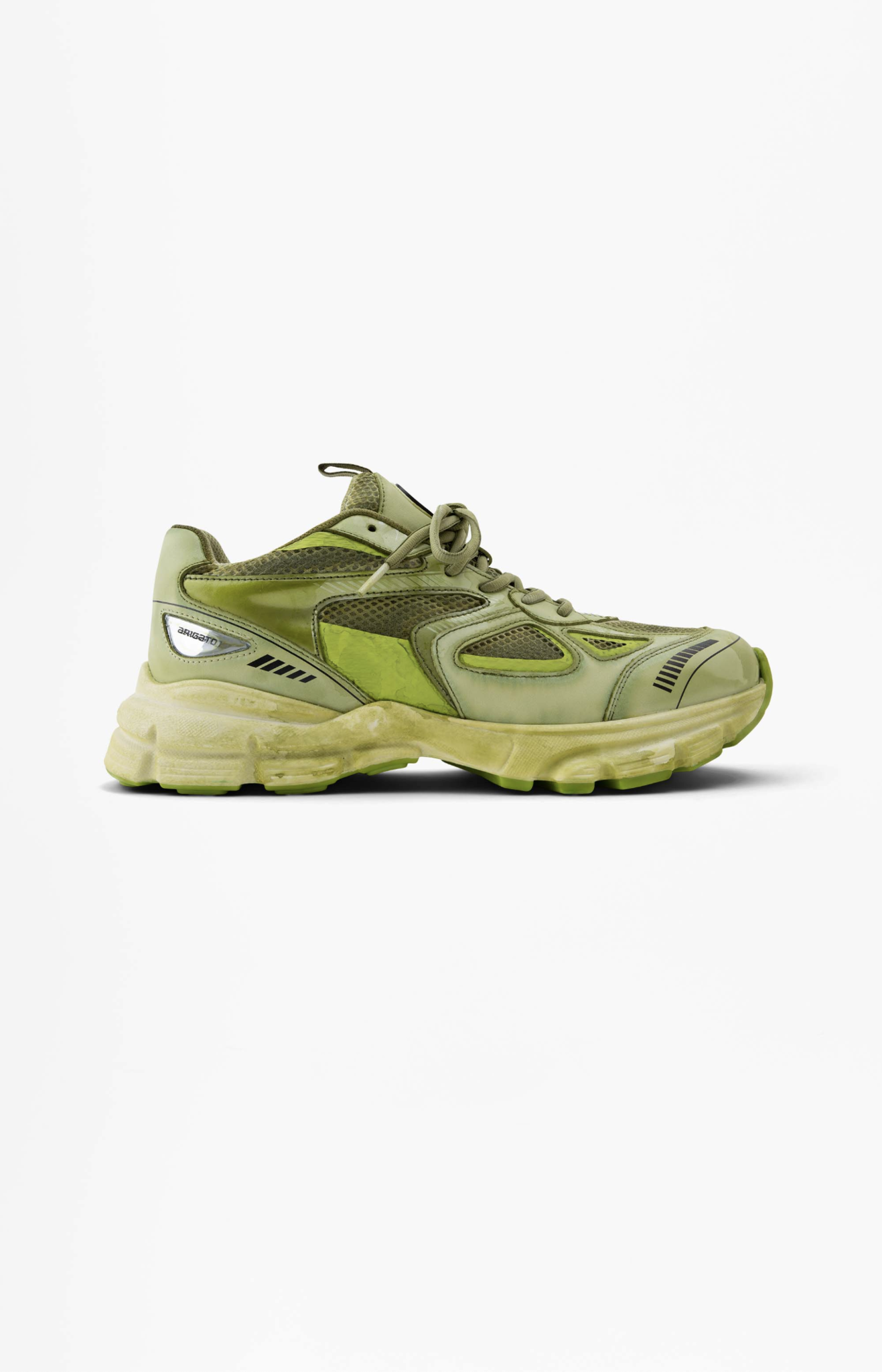 Axel Arigato Marathon Dip Dye Lime Green