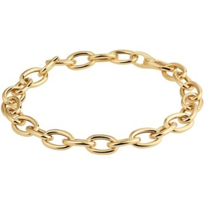 Geelgouden armband anker (40.22853)