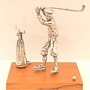 Zilveren miniatuur Golfer (81534)