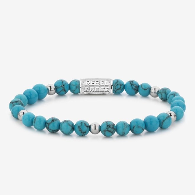 Rebel&Rose armband More Balls Than Most - Turquoise Delight II 60075-S