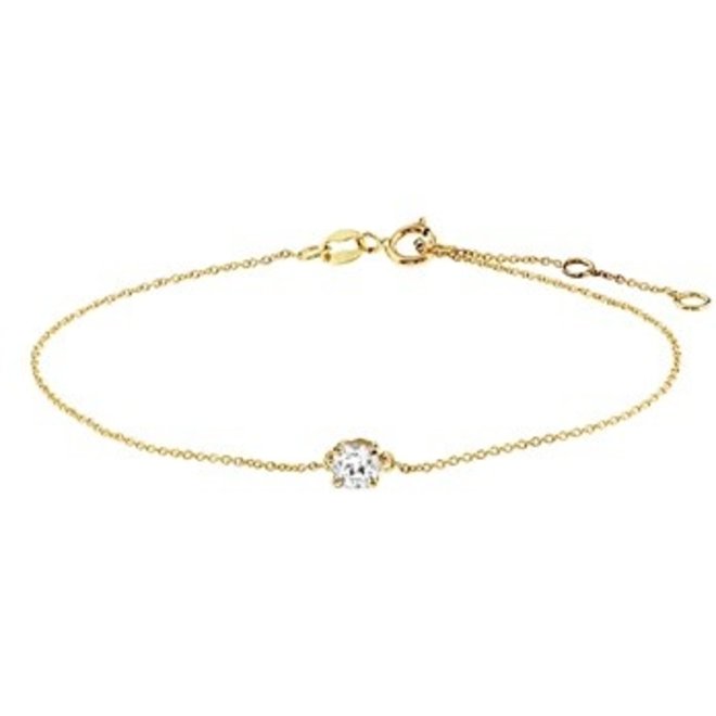 Gouden Essentials armband zirkonia (No. 44) 40.17991