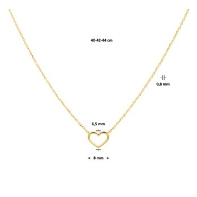 Gouden Essentials collier (No. 19) 40.20135