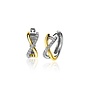 Zinzi Bicolor Cross-over Oorhangers ZIO2234