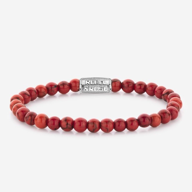 Rebel&Rose armband Stones Only -Red Delight-60028-S