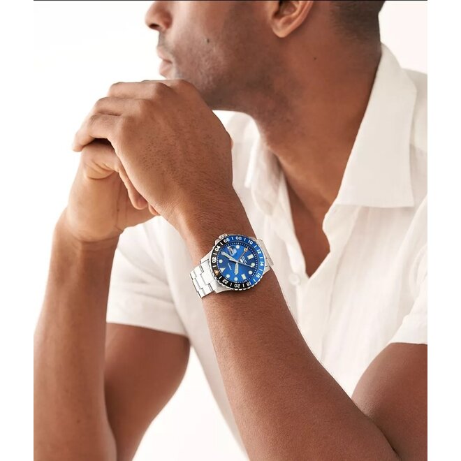 Fossil  Blue GMT FS5991