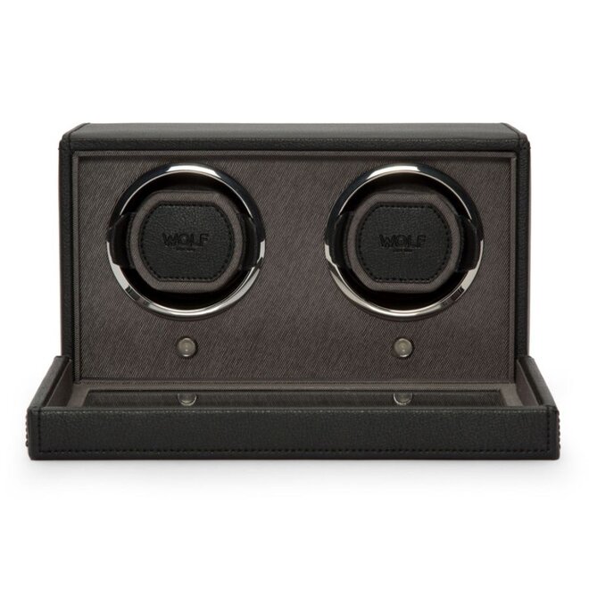 WOLF 1834 Cub Double Watch Winder With Cover 461203