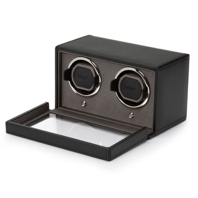 WOLF 1834 Cub Double Watch Winder With Cover 461203