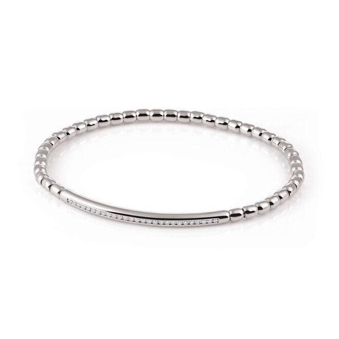 Al Coro Stretchy armband witgoud A361W20